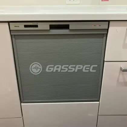 施工後のビルトイン食洗機（リンナイ RSW-405AA-SV）