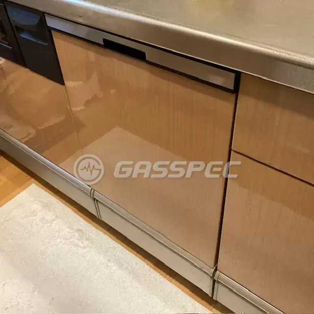 交換後のビルトイン食洗機（パナソニック NP-45BS1W）