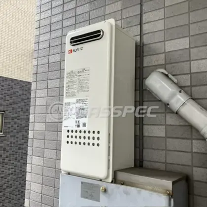 施工後の給湯器（ノーリツ GQ-1628WS BL）