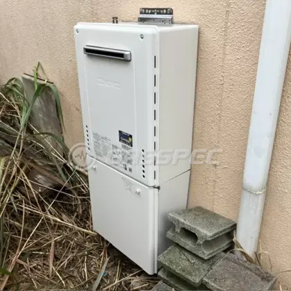 施工後の給湯器（ノーリツ GT-2070SAW-1 BL）
