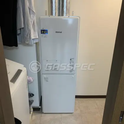 施工後の暖房熱源機（リンナイ RUFH-A1610AFF(A)）
