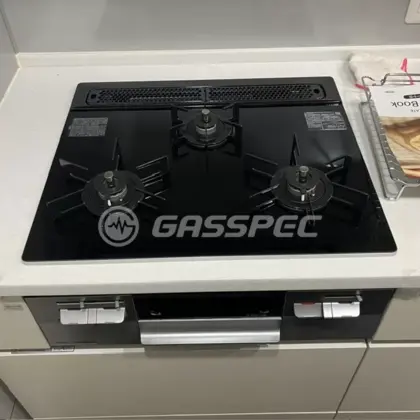 施工後のビルトインガスコンロ（ノーリツ N3WV6RWAP1SIC）