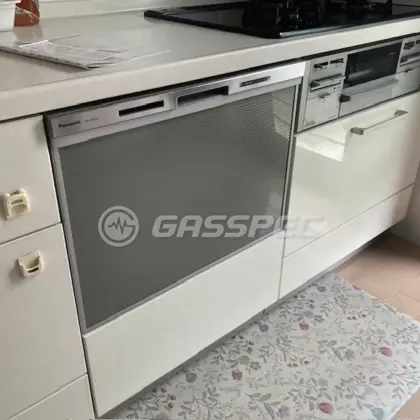 施工後のビルトイン食洗機（パナソニック NP-60MS8S）