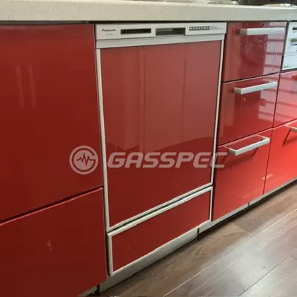 施工後のビルトイン食洗機（パナソニック NP-45RD9S）