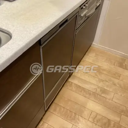 施工後のビルトイン食洗機（パナソニック NP-45BD1S）
