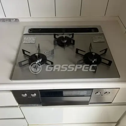施工後のビルトインガスコンロ（ノーリツ N3WU5PWAP2STE）