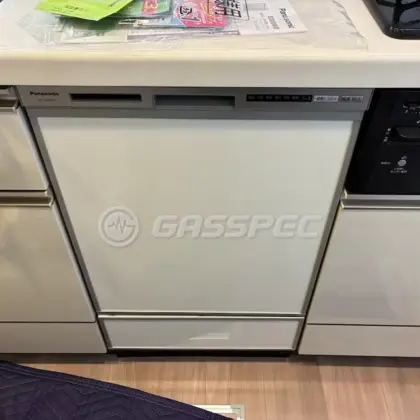 施工後のビルトイン食洗機（パナソニック NP-45RD9S）