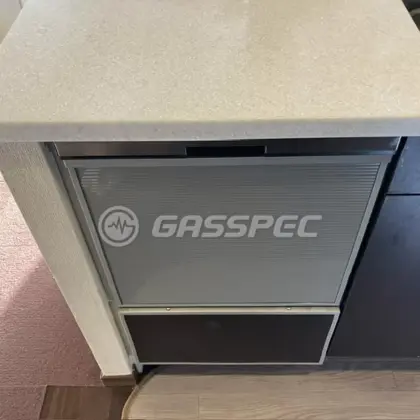 施工後のビルトイン食洗機（パナソニック NP-45BS1S）