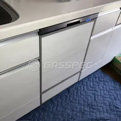 施工後のビルトイン食洗機（パナソニック NP-45BD1S）