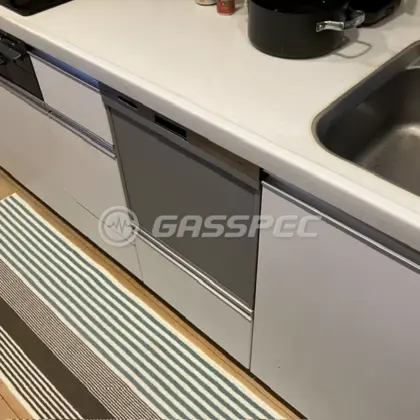 施工後のビルトイン食洗機（リンナイ RSW-405LP）