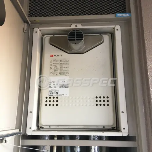 交換前の給湯器（ノーリツ GT-2427SAWX-T-1）