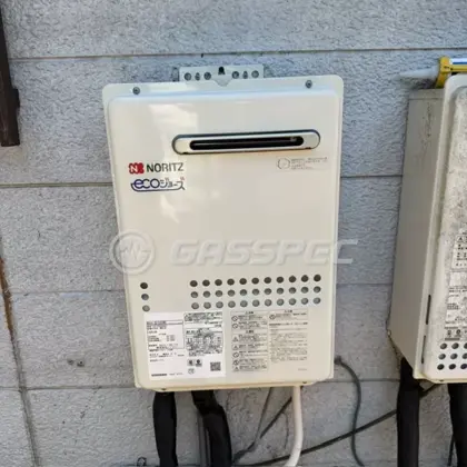 施工後の給湯器（ノーリツ GQ-C2034WS）