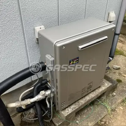 施工後の給湯器（ノーリツ GT-C2472AR-1 BL）