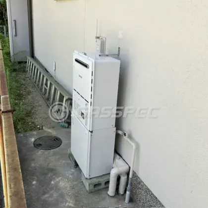 施工後の暖房熱源機（リンナイ RVD-A2000SAW2-1(B)）