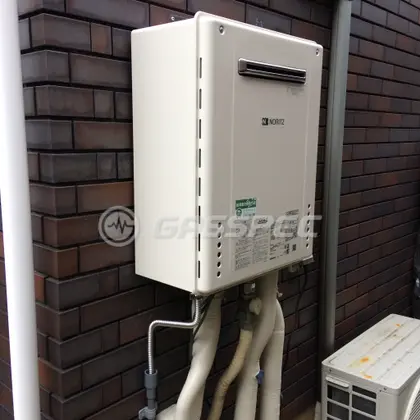 施工後の給湯器（ノーリツ GT-C246AWX BL）