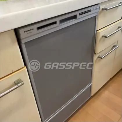 施工後のビルトイン食洗機（パナソニック NP-45RD9S）