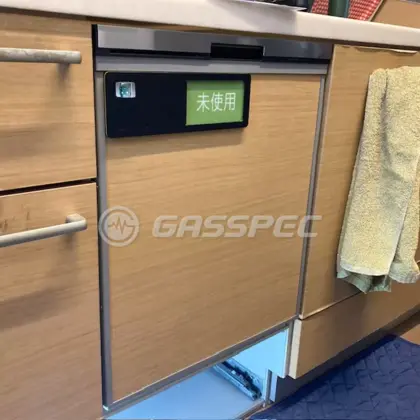 施工後のビルトイン食洗機（パナソニック NP-45BD1S）
