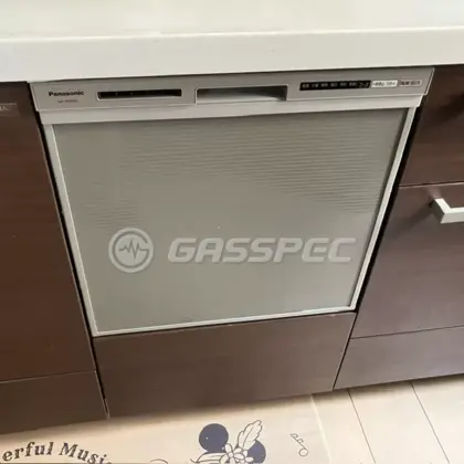 施工後のビルトイン食洗機（パナソニック NP-45RS9S）