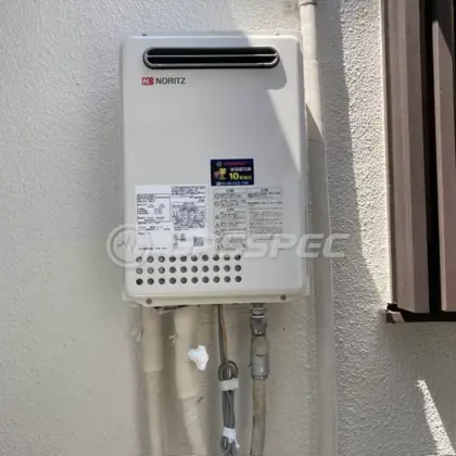 施工後の給湯器（ノーリツ GQ-2439WS-1）