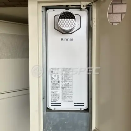 施工後の給湯器（リンナイ RUF-SA1615SAT(A)）