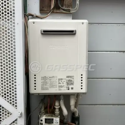 施工後の給湯器（ノーリツ GT-2070AW-1 BL）