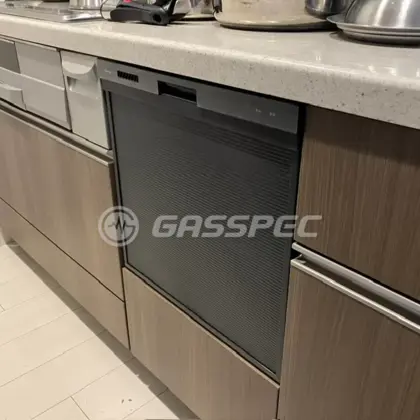 施工後のビルトイン食洗機（リンナイ RSW-405AA-B）
