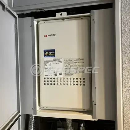 施工後の給湯器（ノーリツ GQ-2427AWX-TB-DX BL）