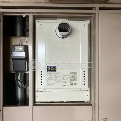 施工後の給湯器（ノーリツ GT-2070AW-T-1 BL）