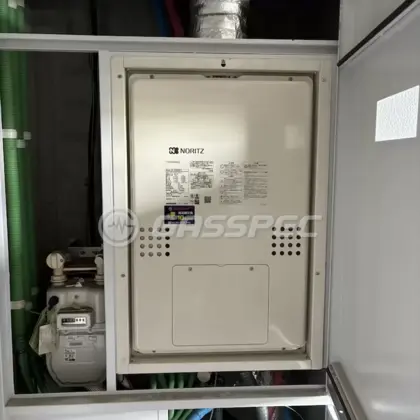 施工後の暖房熱源機（ノーリツ GTH-2454SAW3H-H BL）