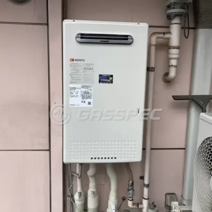 施工後の給湯器（ノーリツ GQ-C5032WZQ）