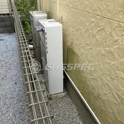 施工後の暖房熱源機（リンナイ RH-101W2-6(B)）