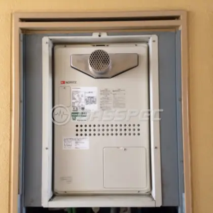 施工後の暖房熱源機（ノーリツ GTH-2444AWX3H-T-1 BL）