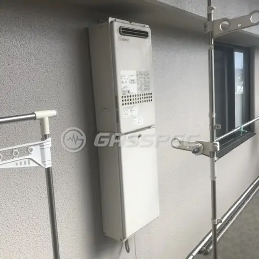 交換前の給湯器（ノーリツ GQ-2427AWX）