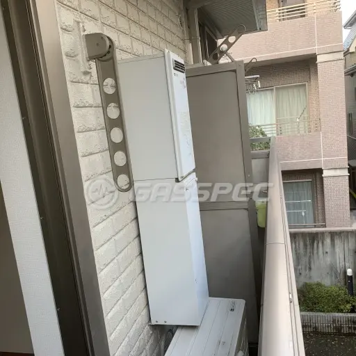 交換前の給湯器（パーパス GS-161WS-1）