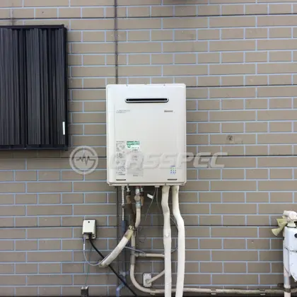 施工後の給湯器（リンナイ RUF-E2405AW(A)）