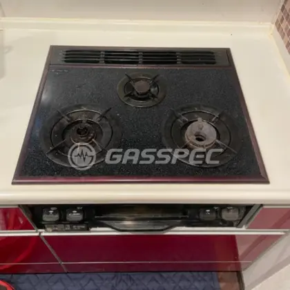 施工前のビルトインガスコンロ（PKD-61SGA-1R）