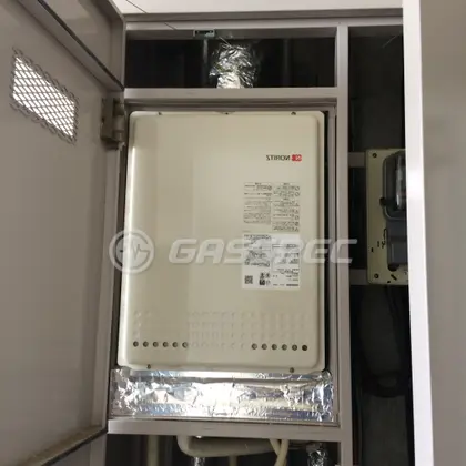 施工後の給湯器（ノーリツ GT-2460AWX-H BL）