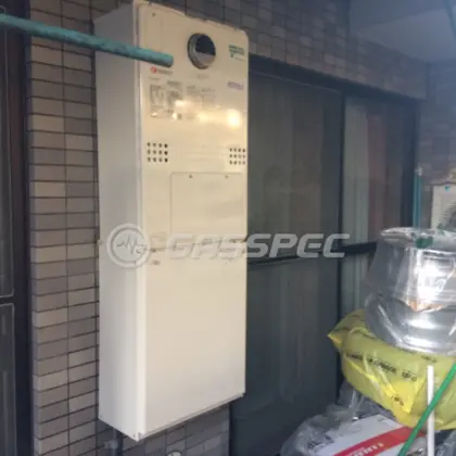 施工後の暖房熱源機（ノーリツ GTH-C2450AW3H-1 BL）