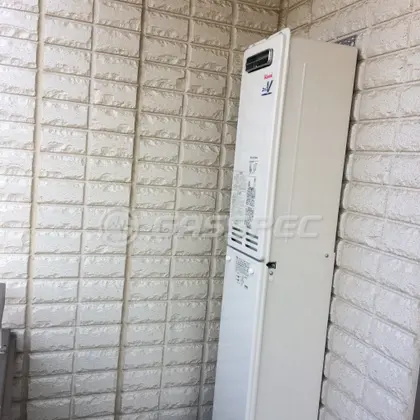 施工後の給湯器（リンナイ RUX-VS1616W-E）