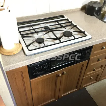 施工前のビルトインガスコンロ（GCU-60NA2）
