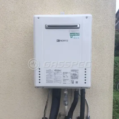 施工後の給湯器（ノーリツ GT-C246SAWX BL）
