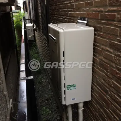 施工後の給湯器（ノーリツ GT-C246AWX BL）