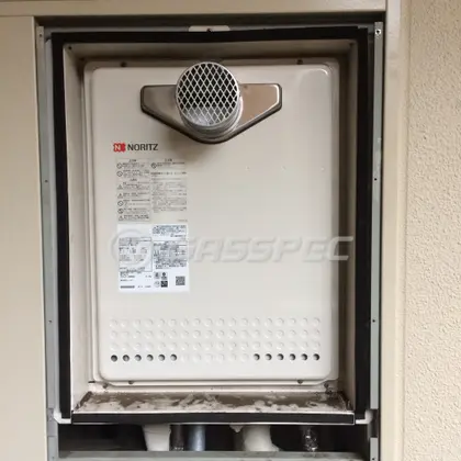 施工後の給湯器（ノーリツ GT-2460SAWX-T BL）