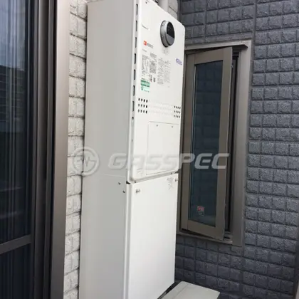 施工後の暖房熱源機（ノーリツ GTH-C2451AW6H-1 BL）