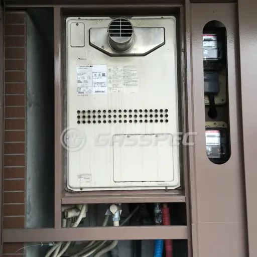 交換前の暖房熱源機（東京ガス FT-368RSA4-AW6Q）