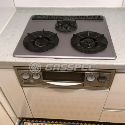 施工前のビルトインガスコンロ（RBG-31A7FS）