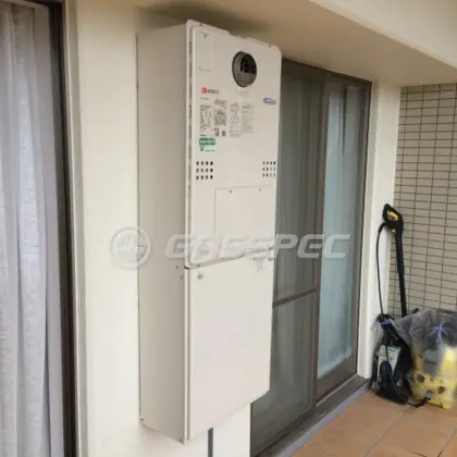 施工後の暖房熱源機（ノーリツ GTH-C2450AW3H-1 BL）