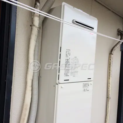 施工後の給湯器（リンナイ RUF-A2005SAW(A)）