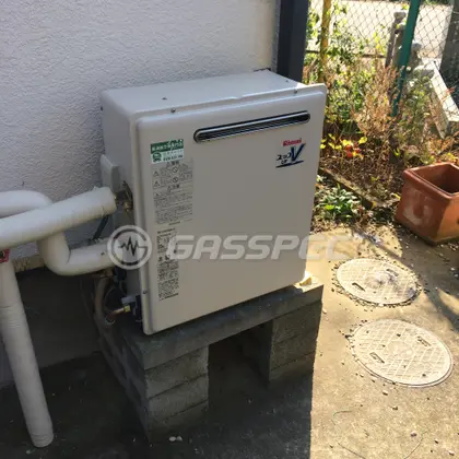 施工後の給湯器（リンナイ RUF-A2400SAG(A)）