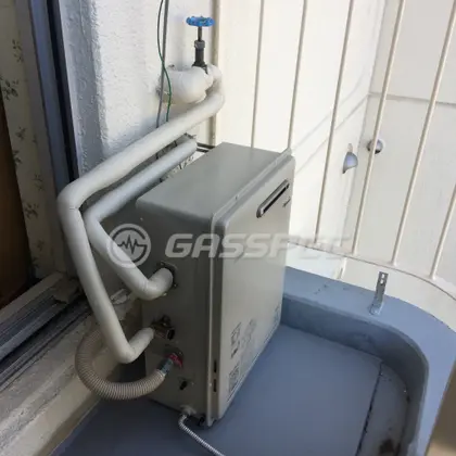施工後の給湯器（リンナイ RUX-E2400G）